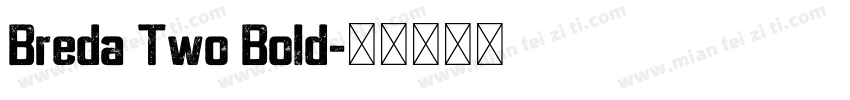 Breda Two Bold字体转换